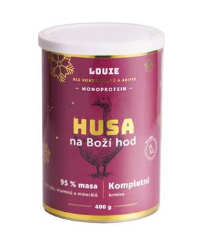 Levně LOUIE konz. pro psy Husa na boží hod 400 g 400g