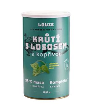 Levně LOUIE konz.krůtí s los.,kopř. 400g
