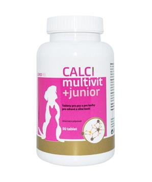 CALCImultivit+junior tablety pro psy a kočky 