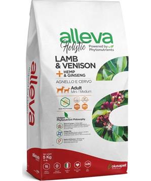 Levně ALLEVA HOLISTIC Dog Dry Adult Lamb&Venison Mini/Medium 5 kg