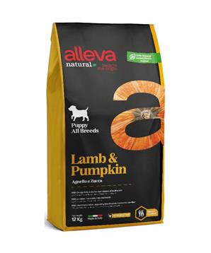 ALLEVA NATURAL Dog Dry Puppy Lamb&Pumpkin All Breeds