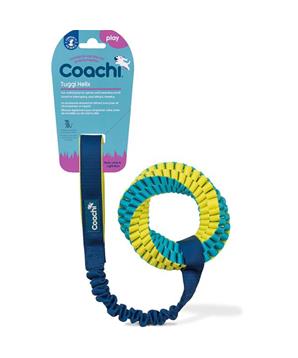 Levně Hračka bavlna Coachi Tuggi Helix modrá-zelená TCOA 1 ks