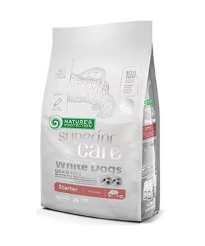Levně Nature’s Protection Superior Care Dog Dry White Dogs Starter Grain Free Salmon 1,5 kg