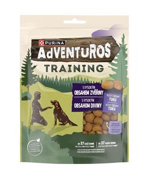 Levně Adventuros snack dog - Training Venison 115g