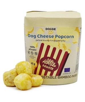 Levně Dogsie Cheese Popcorn Box 45g