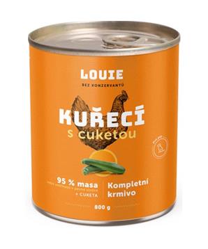 Levně Louie konz. pro psy kuřecí s cuketou 800 g