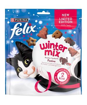 Levně Felix snack cat -Winter Mix krůta a brusinky 200g