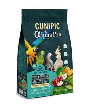 Levně Cunipic Alpha Pro papoušek velký Natural 1 kg