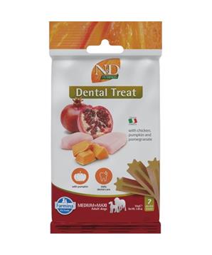 Levně N&D PUMPKIN Dog Dental Snack Chicken Medium & Maxi 100 g 100g