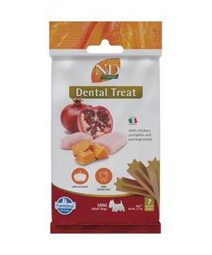 Levně N&D PUMPKIN Dog Dental Snack Chicken Mini 60g
