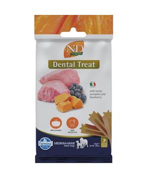 Levně N&D PUMPKIN Dog Dental Snack Lamb Medium & Maxi 100g