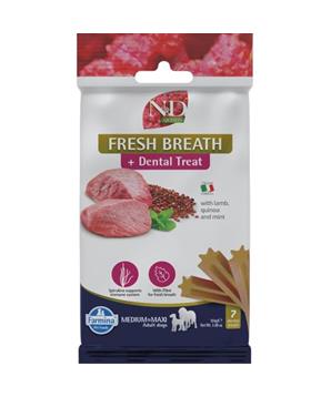 Levně N&D QUINOA Dog Dental Snack Fresh Breath Medium & Maxi 100g