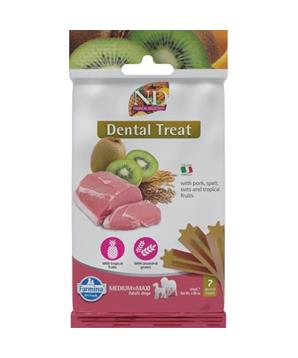 Levně N&D TROPICAL Dog Dental Snack Pork Medium & Maxi 100g