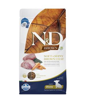 Levně N&D BROWN Dog GF Lamb, Spirulina & Carrot Puppy Mini 1,5kg