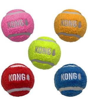 Levně Hračka tenis + plyš KONG Sport® Softies Ball M 1ks/M