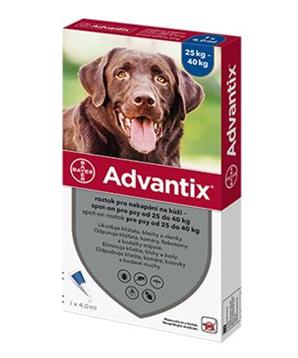 Levně Advantix Spot On pro psy 25 - 40 kg