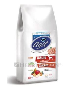 Levně AGIL ADULT ALL BREED, CHICKEN & lamb & tuna 10kg