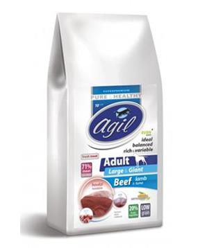Levně AGIL ADULT LARGE & GIANT, BEEF & lamb & tuna 10kg