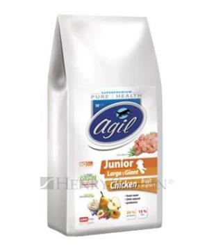 AGIL JUNIOR LARGE & GIANT, CHICKEN & lamb, tuna, yoghurt