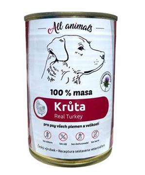 Levně All Animals DOG Krůtí mleté 400g