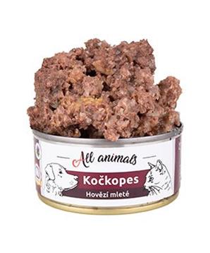 Levně All Animals kočkopes Hovězí mleté 100g