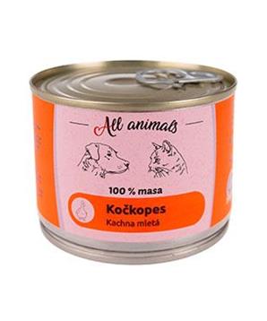 Levně All Animals kočkopes Kachna mletá 200g