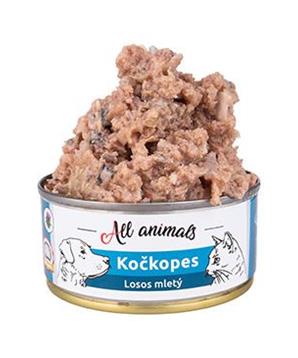 Levně All Animals kočkopes Losos mletý 200g