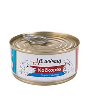 Levně All Animals kočkopes Steak z kachny 100g 100 g