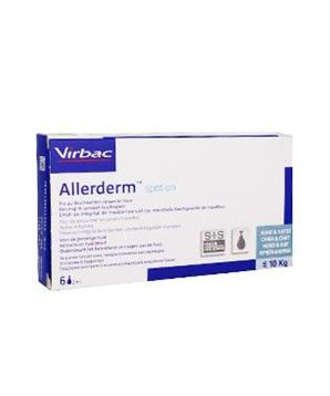 Levně Allerderm Spot on 6x2ml pro psy a kočky do 10kg 6 x 2 ml