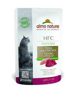 Almo Nature cat kaps. Natural-tuňák a kuře  