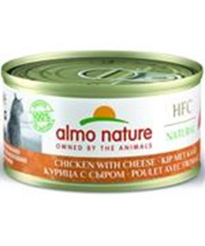 Almo Nature cat konz. Natural-kuře se sýrem 
