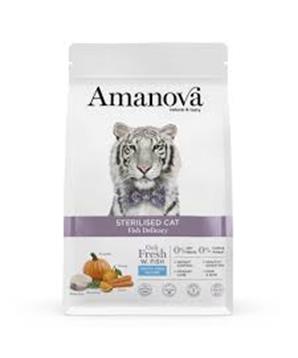 Amanova Cat Sterilised White Fish & Pumpkin GF