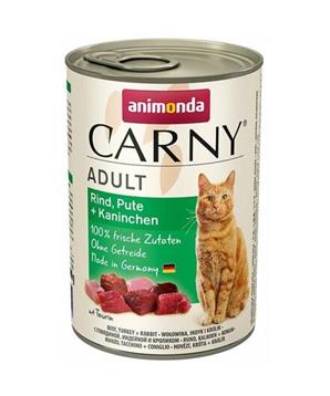 Levně ANIMONDA konzerva CARNY Adult - hovězí, krůta, králík 200 g