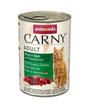 Levně ANIMONDA konzerva CARNY Adult - hovězí, srnčí,brusinky 400 g