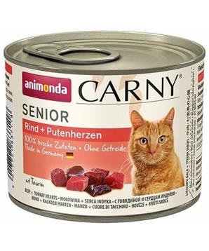 Levně ANIMONDA konzerva CARNY Senior - hovězí, krůtí srdce 200 g