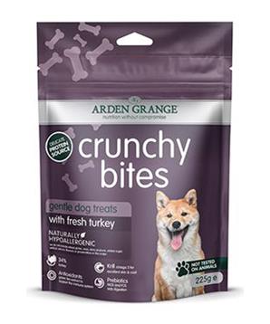 Levně Arden Grange Crunchy Bites with fresh Turkey 225g