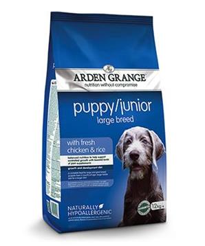 Levně Arden Grange Dog Puppy/Junior Large with Chic&Rice 12 kg