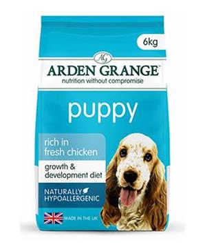 Arden Grange Dog Puppy/Junior rich in fresh Chick.