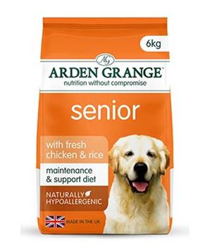 Levně Arden Grange Dog Senior with fresh Chicken&Rice 6kg