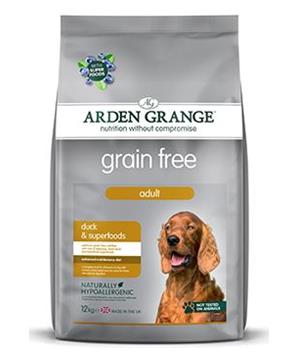 Levně Arden Grange GF Dog Adult Duck&Superfoods 12kg