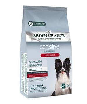 Arden Grange GF Dog Adult Mini Sen. Oc.Wh.Fish&Pot.
