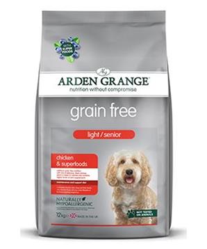 Levně Arden Grange GF Dog Light/Senior Chick&Superfoods 12kg