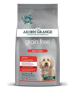 Levně Arden Grange GF Dog Light/Senior Chick&Superfoods 2 kg
