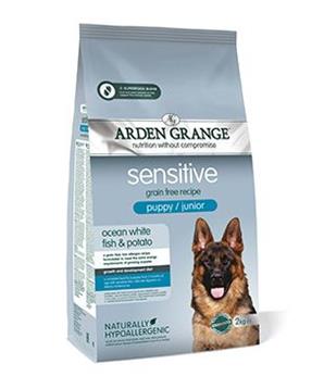 Levně Arden Grange GF Dog Puppy Sen.Oc.White Fish&Potato 12kg