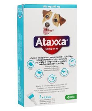 Levně Ataxxa Spot-on Dog M 500mg/100mg 1x1ml