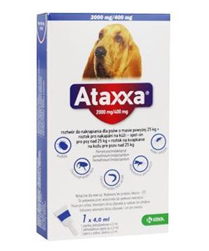 Levně Ataxxa Spot-on Dog XL 2000mg/400mg 1x4ml