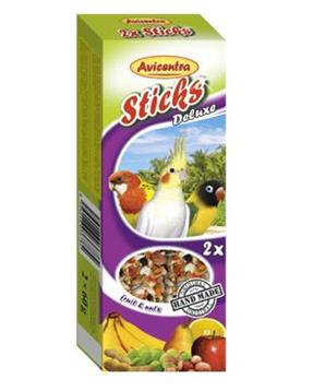 Levně Avicentra tyčinky malý papoušek - ovoce+ořech 2 ks