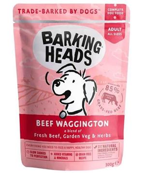 Kapsička BARKING HEADS Beef Waggington