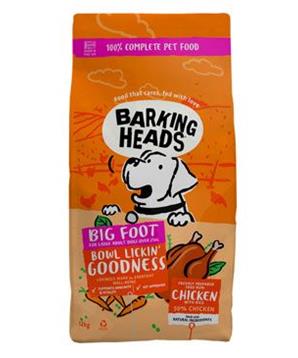 Levně BARKING HEADS Big Foot Bowl Lickin Good Chick 12 kg