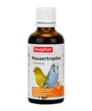 Levně Beaphar pelichání ptáků Mausertropfen vit. 50ml